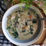 creamy chicken and gnocchi soup