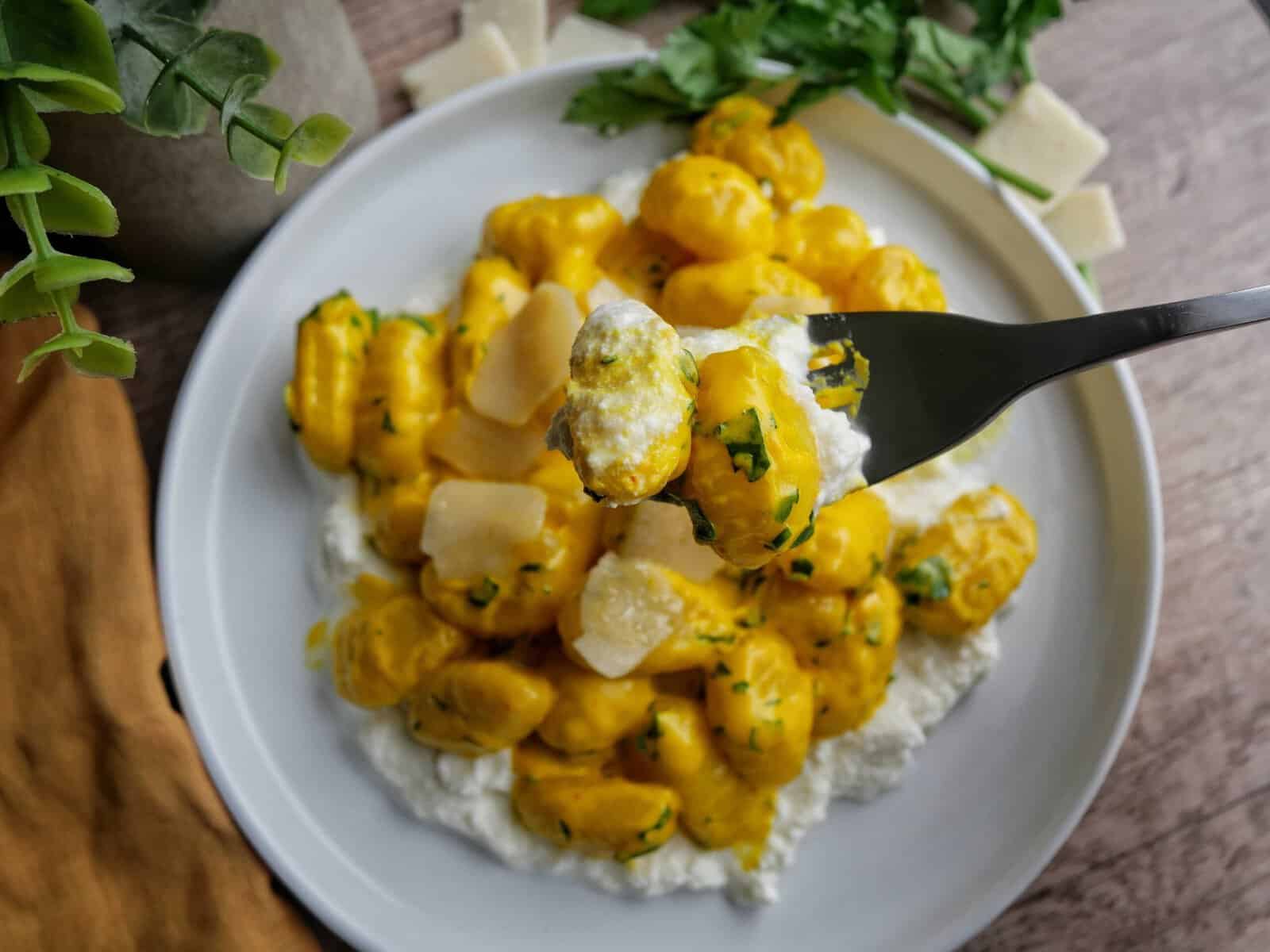 saffron gnocchi