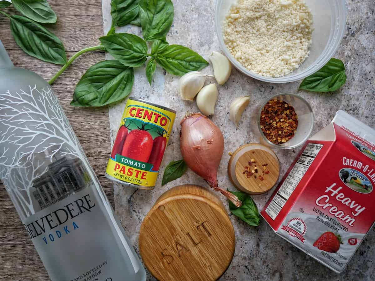 vodka sauce ingredients